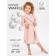 Халат детский с капюшоном Amarobaby Waffle, рост 122-128 см, цвет розовый