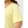 T -shirt female, size 64, yellow color