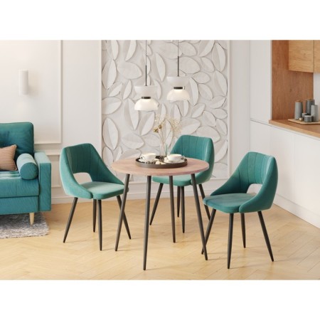 Dining table Polini Home London, the color of the oak is a sonoma