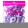 Latex ball 5 ", metal, set of 100 pcs., Water bombs, lilac color
