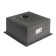 Kitchen sink Aflorn AF94444F, Sredal, S = 3.0 and 0.8 mm, 44x44x22 cm, siphon, graphite