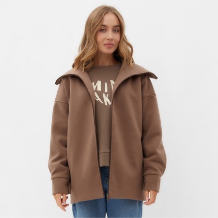 Bomber (jacket) Women's minku: casual collection, beige color, rr 48