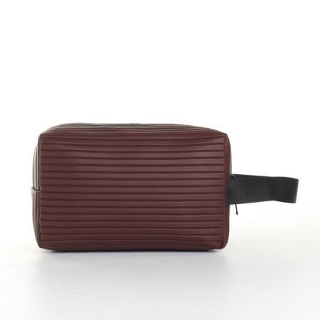 Lightning cosmetic bag, brown color-1