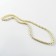 Glass beads, set 78 pcs., Size 1 pc. - 10 mm, color white gold