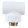 The Politekus tee, polypropylene, d = 32 mm x 1 ", external thread