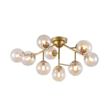 Ceiling light MayToni Mod545PL-12G, 12XG9, 28W, 60x60x20 cm, color gold