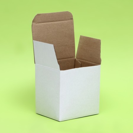 Box under a mug, without a window, white 12 x 9.5 x 12 cm-2