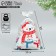 Plastic package "heat and comfort", 20 x 30 cm, new year