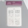 A set of plastic stencils "Tile", 3 pcs