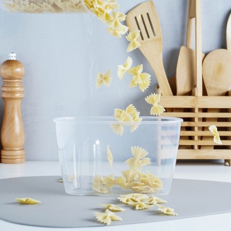 A set of containers for bulk products, 3 pcs: 0.9 l, 1.5 l, 2.1 l, pistachio color-5