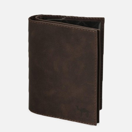 Cover for auto documents, passport department, brown color