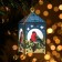 The desktop flashlight of "Happy Christmas", 5 x 5 x 10 cm.