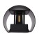 LED wall lamp FSD-005, 6 W, 450 lm, 3000k, IP54, 220 V, metal, black