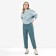 Women's trousers, dark turquoise color, size 48