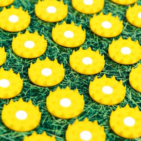 Applicator "Kuznetsova - beloved mother", 70 spines, film, 23 x 32 cm, yellow-4