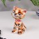 Souvenir "Cat with a bow", gzhel color