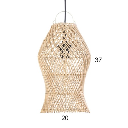 Ceiling Lamp from the rattan "Grace" 1x120W, E27, 18x18x35 cm-3