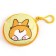 Baby plush backpack with Korgi wallet, 24*24 cm, orange color