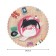 Tables on the table "Home gatherings and cats", round, Saten, d = 150 cm