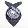 Women's scarf, dark gray color, size 72*72