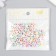 Beads for creativity plastic "Bright clover on white" set of 20 g 0.7x0.7 cm