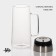 Glass jug with a metal cover Magistro "Grace", 1.1 liters