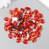Decor for creativity Plastic "Rhil. Red" set of 150 pcs 1x1.4 cm
