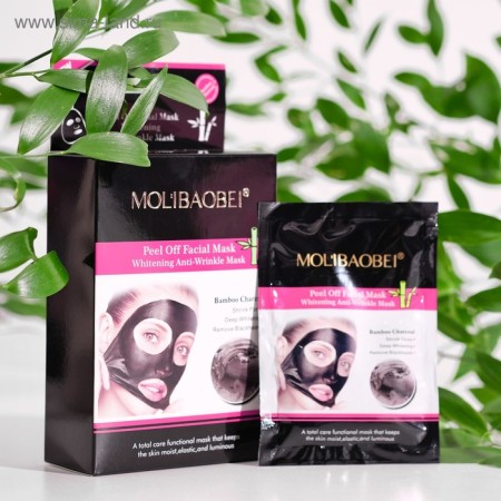 Mask film with bamboo coal against wrinkles, with the effect of deep purification, 20 g-4