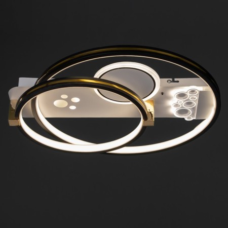 Luer with DPD "Simp" LED 126W black and white 50x50x10 cm Bayerlux-3