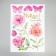 Sticker Plastic Interior 3D "Pink Peions" 50x35 cm