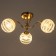 Aurika chandelier 3he27 40W gold 55x55x27 cm Bayerlux