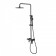 Lemark Bronx LM3762BL shower system, single -leaf, tropical shower, black