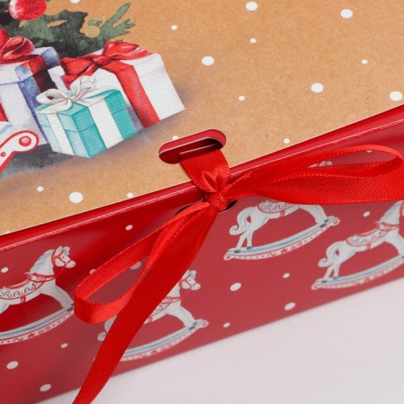 Folding Gift Box "New Year", 31 x 24.5 x 9 cm, New Year-2