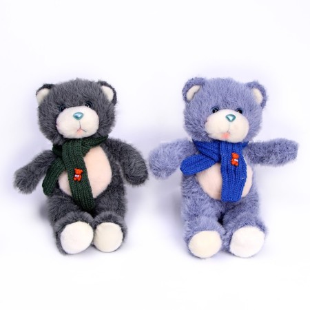 Soft toy "Bear with a scarf", color mix-3