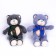 Soft toy "Bear with a scarf", color mix