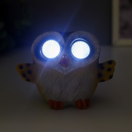 Souvenir Polystone Light "Filin -Malysh - A hug" from the solar battery 8x7.5x10 cm-4