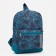 Baby backpack on lightning, external pocket, turquoise color