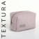 TEXTURA lightning cosmetic bag, pink color