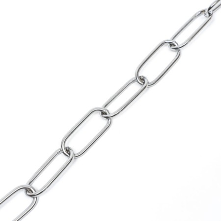 Collar - Metal strand, welded chain, long link, 70 cm, wire thickness 4 mm-3