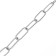 Collar - Metal strand, welded chain, long link, 70 cm, wire thickness 4 mm