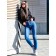 Women's pants is ISEE, size 48-50, blue color