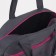 Sports bag with lightning, external pocket, gray/pink color