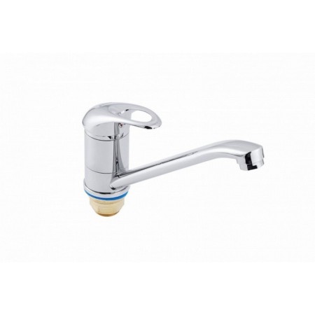 FAUZT FZS-805-113 kitchen mixer, single-leaf, pour length 220 mm, chrome-1