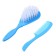 A set of children's combs, 2 pcs., Blue color, Mix drawing
