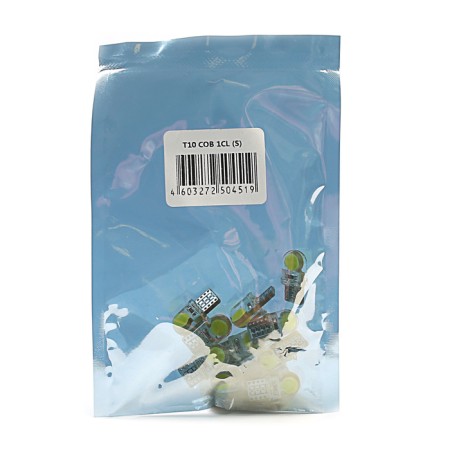LED lamp KS, T10 (W2.1-9.5D), 12 V, white, COB 1CL, b/basement-1