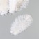 A set of ostrich feathers 10-15 cm, 10 pcs, white