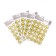 Stickers Signs of Electric Security "Grounding" D - 20 mm (with a header, 20 pcs on the sheet) Rexant 10806