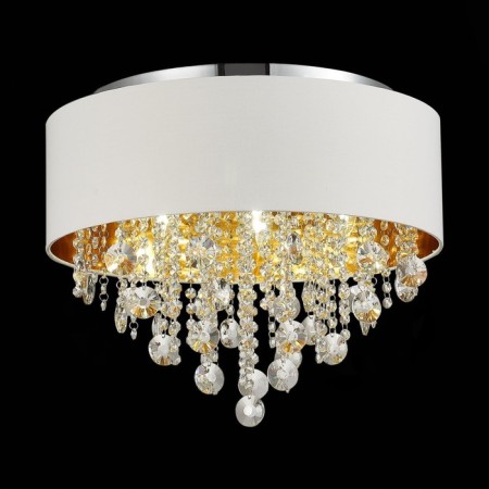 Ceiling lamp ST LUCE. SL1350.502.06. Lacchia. 6x40 watts, E14, 50x50x42.5 cm, chromium color-1