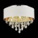 Ceiling lamp ST LUCE. SL1350.502.06. Lacchia. 6x40 watts, E14, 50x50x42.5 cm, chromium color