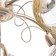 Cellular infinity chandelier 5x40W E14 gold 40x40x25 cm